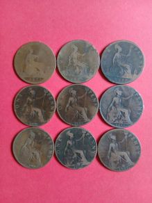 Victorian pennys