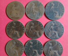 Victorian pennys