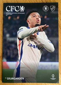 2025 Chelsea v Djurgarden - UEFA Conference League Programme