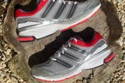 Retro Style Adidas Classic Grey Red Silver