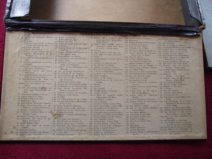 Macmillan's Class Pictures - 169 Plates + Original Folder + Reference Book 1934
