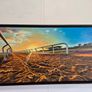 Curragh RaceCours Track at Sunset | oil painting | framed Image 6