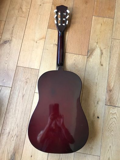 Hand -Crafted Guitar + 2 Guitar Books + Tin Whistle sheets