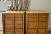 2 x Free wooden bedside lockers