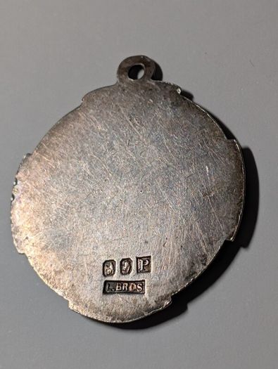 Irish 1914 Silver. Gold Medal