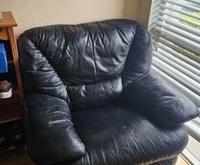Black Leather Armchair