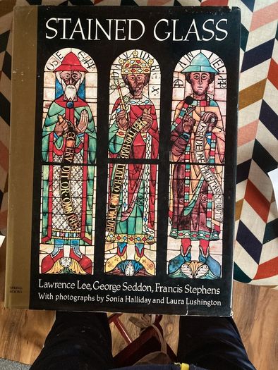 stained glass book.