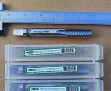 1pc Torneri M15 x 2.0 Metric Coarse Tap HSS R6M5 Spiral Flute Blind Hole Tool.