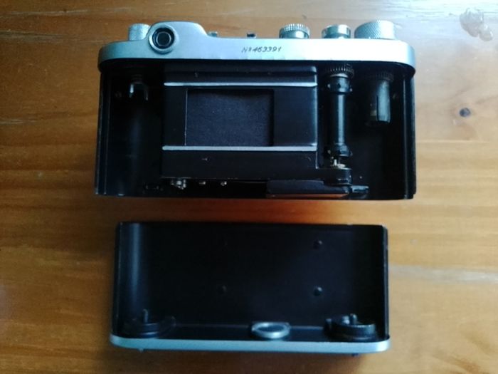 FED-2 VIDEO Blue Body, Refurbished Leica copy, USSR Soviet Russian 35 mm film camera, 463391