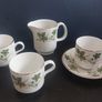 Small Collection of Arklow Pottery Coffee Set Items in the Ragusa Pattern, Plus Some Free Matching Pattern Saucers by Royal Tara. Image 2