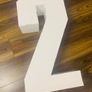 3D Letters and numbers can be printed in any colour or background perfect decor for weddings birthdays or christenings Image 4