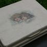 Vintage Wooden Box 16" x 13" H-3,5" Image 6