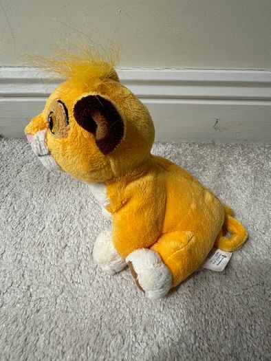 Disney Store Lion King Young Simba Plush approx. 7 Inch Used Please see pictures