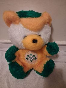 Rare World Cup Italia 1990 Ireland Vintage Teddy Bear