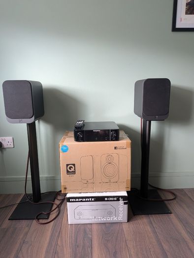 Q Acoustics 3020 Speakers & Marantz M-CR510 Bundle
