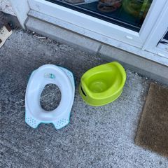 Potty and toilet seat insert