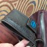 Large Piquadro Italian Leather and Canvas Briefcase, Messenger, Laptop, Storage Bag Image 10