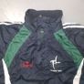 Kildare (S) GAA Windbreaker Jacket Hurling  Gaelic Football Hurling Cil Dara Vintage Retro Half Zip Black  Small Image 2