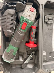 Parkside PWSA 20-Li C3 20V Cordless Angle Grinder + Charger (No Battery)