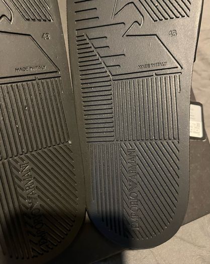 armani sliders size 43