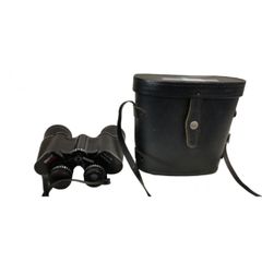 36423 Prinzlux Extralite 10 x 50 Coated Optics Binoculars Black Vintage Carry Case