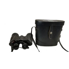 36423 Prinzlux Extralite 10 x 50 Coated Optics Binoculars Black Vintage Carry Case