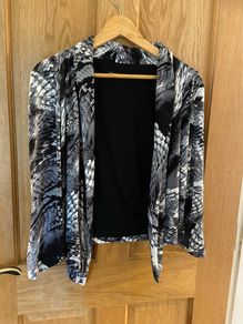 Snakeskin blazer size 14