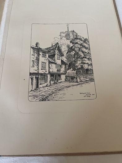 Sketches of ancient Norwich in fine and pencil by W M Large