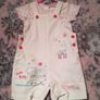 adams baby 2 Piece Outfit, Linen dungaree,s and top set, Image 3