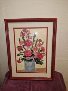 Signed painting - Flowers