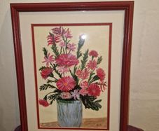 Signed painting - Flowers