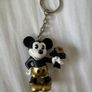 Official Vintage 1986 Disney Mickey Mouse Bullyland Bully Key Ring Keychain Image 5