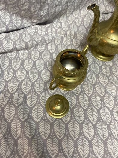 tea/coffee brass set