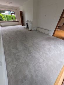 Grey carpet And underlay