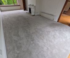Grey carpet And underlay