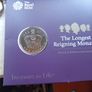 The Longest Reigning Monarch Commerative Coin Image 7
