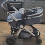 Panorama XTi by Babylo 2-in-1 Travel System with EnfaSafe i-Size R129 Car Seat Granite. Buggy/Pram & Carseat Image 2