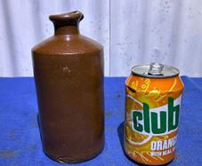 Antique stoneware ink bottle