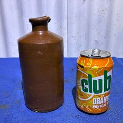 Antique stoneware ink bottle