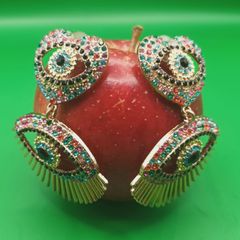 Beautiful jewelled earrings, D18 post 3e