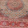 Beautiful Persian Moud Wool and Silk Square Rug and Runner Image 3