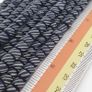 Vintage African white Stripe Black 7.0mm - 7.3mm Glass Beads Necklace Image 9