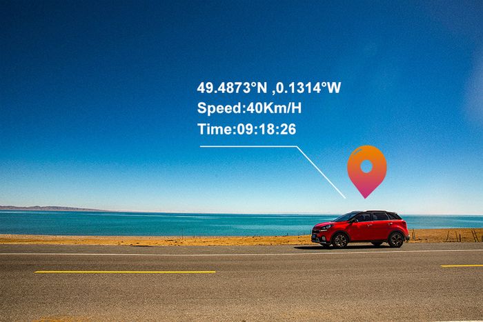 Lens Car DVR 1440P Car Rearview Mirror GPS Tracker 10.26" Dashboard Video Camera Recorder 24H Park
