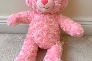 Build a Bear Pink Heart Nose Plush Valentines Day approx. 42 cm. Used Please see photos