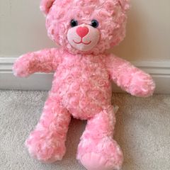 Build a Bear Pink Heart Nose Plush Valentines Day approx. 42 cm. Used Please see photos