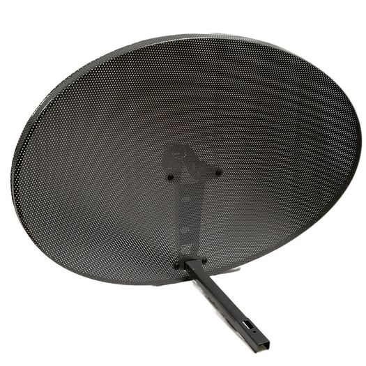 Sky Satellite Dish Zone 2 For Sky Hd Freesat Free To Air Black Mesh + Twin Lnb