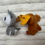 2017 Mcdonalds Ty Teenie Beanie Boos Set Timber the Husky Dog Chocolate Moose approx. 3" Used Please see pictures Image 9