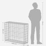 DIY Gabion baskets (x 10) 100x80x30 - FREE P&P Image 5