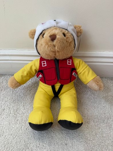 RNLI Life Boat Bear Plush Royal National Lifeboat Institution approx. 32 cm. Please see photos