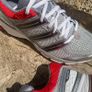 Classic Style Adidas Grey Silver Red Image 3